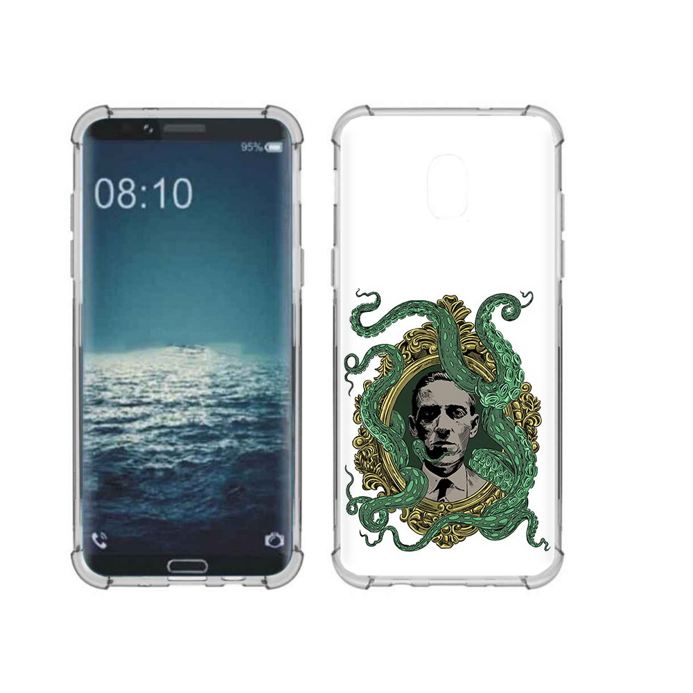 

Чехол MyPads Tocco для Samsung Galaxy J3 портрет с кракеном (PT226926.574.552), Прозрачный, Tocco