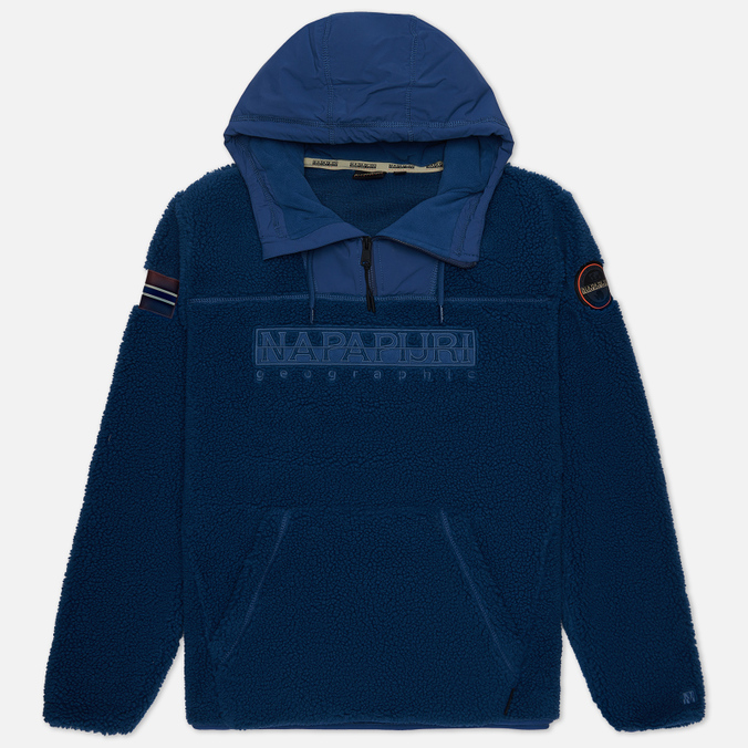 

Мужская толстовка Napapijri Teide Hoodie Fleece синий, Размер S, Teide Hoodie Fleece