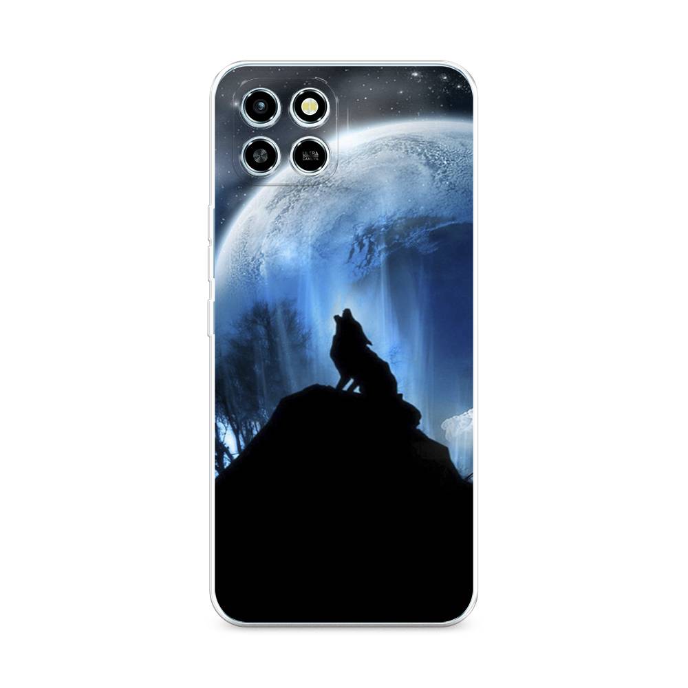

Чехол для Infinix Smart 6 HD "Волк 2", Синий;черный;белый, 3101650-1