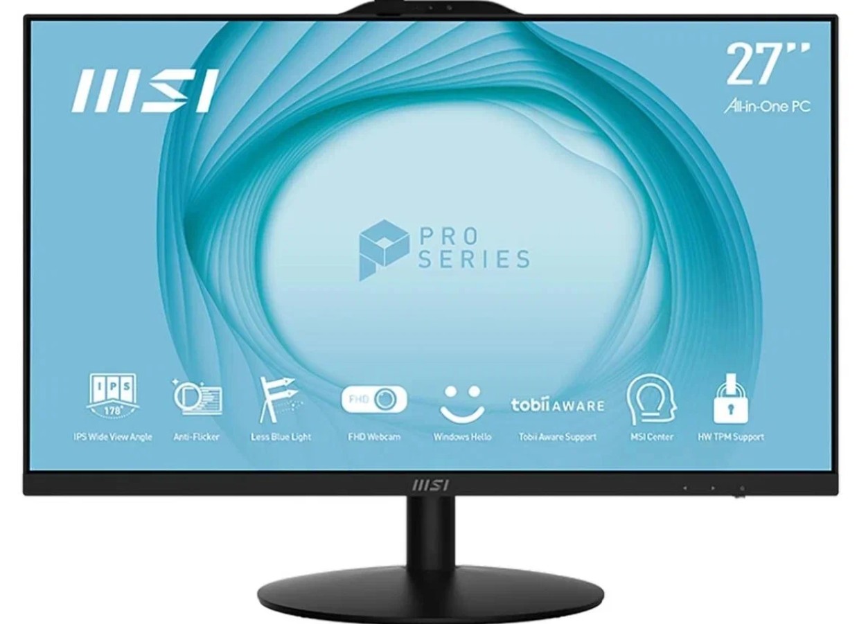 

Моноблок MSI Pro AP272 13M-293RU черный (9S6-AF8311-293), Pro AP272 13M-293RU