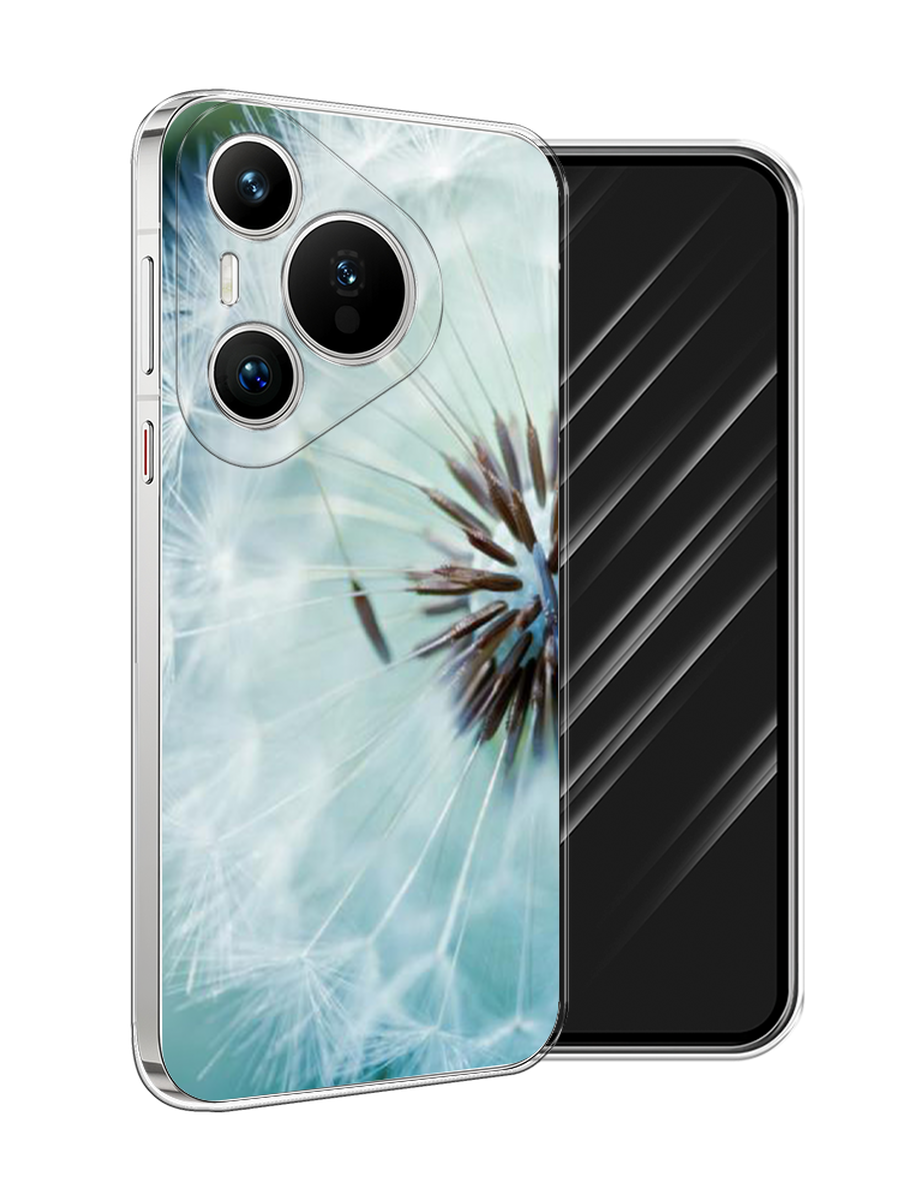

Чехол Awog на Huawei Pura 70 "Пух одуванчика", Серебристый;серый, 6124050-1