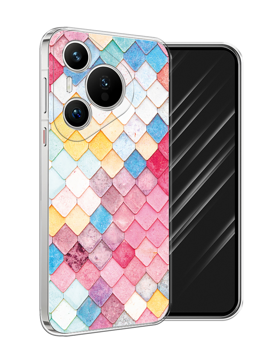 

Чехол Awog на Huawei Pura 70 "Нежные ромбики", Красный, 6124050-1