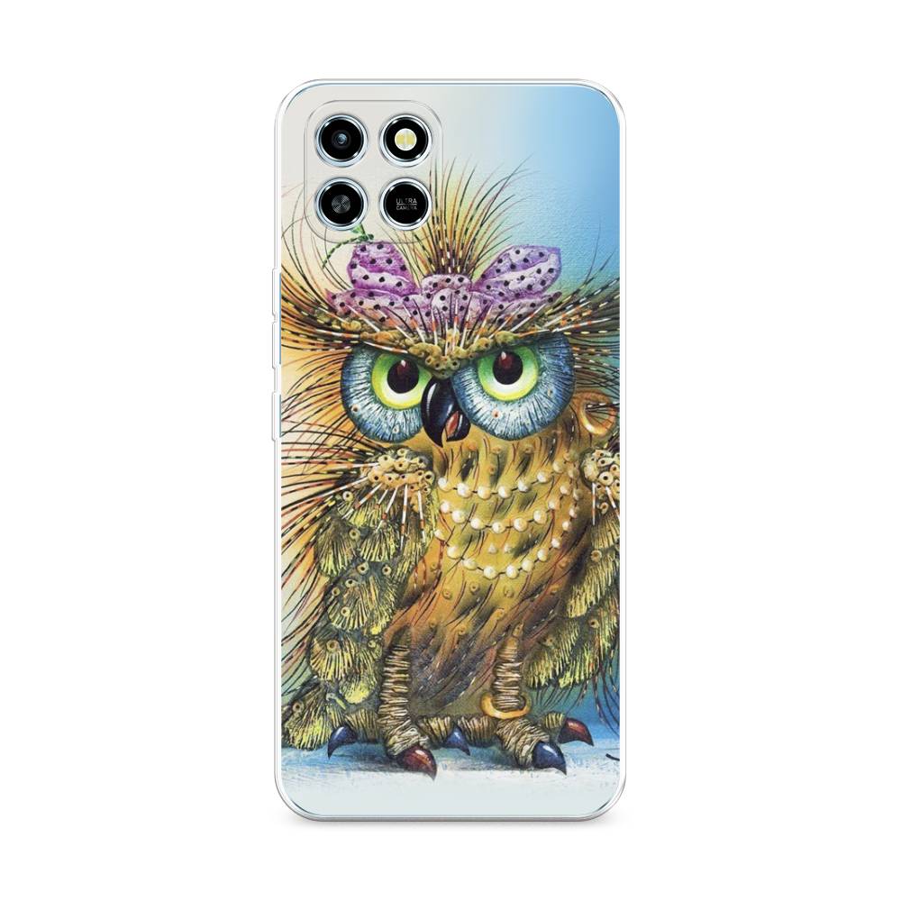 

Чехол для Infinix Smart 6 HD "Модная сова", Коричневый;голубой, 3101650-1