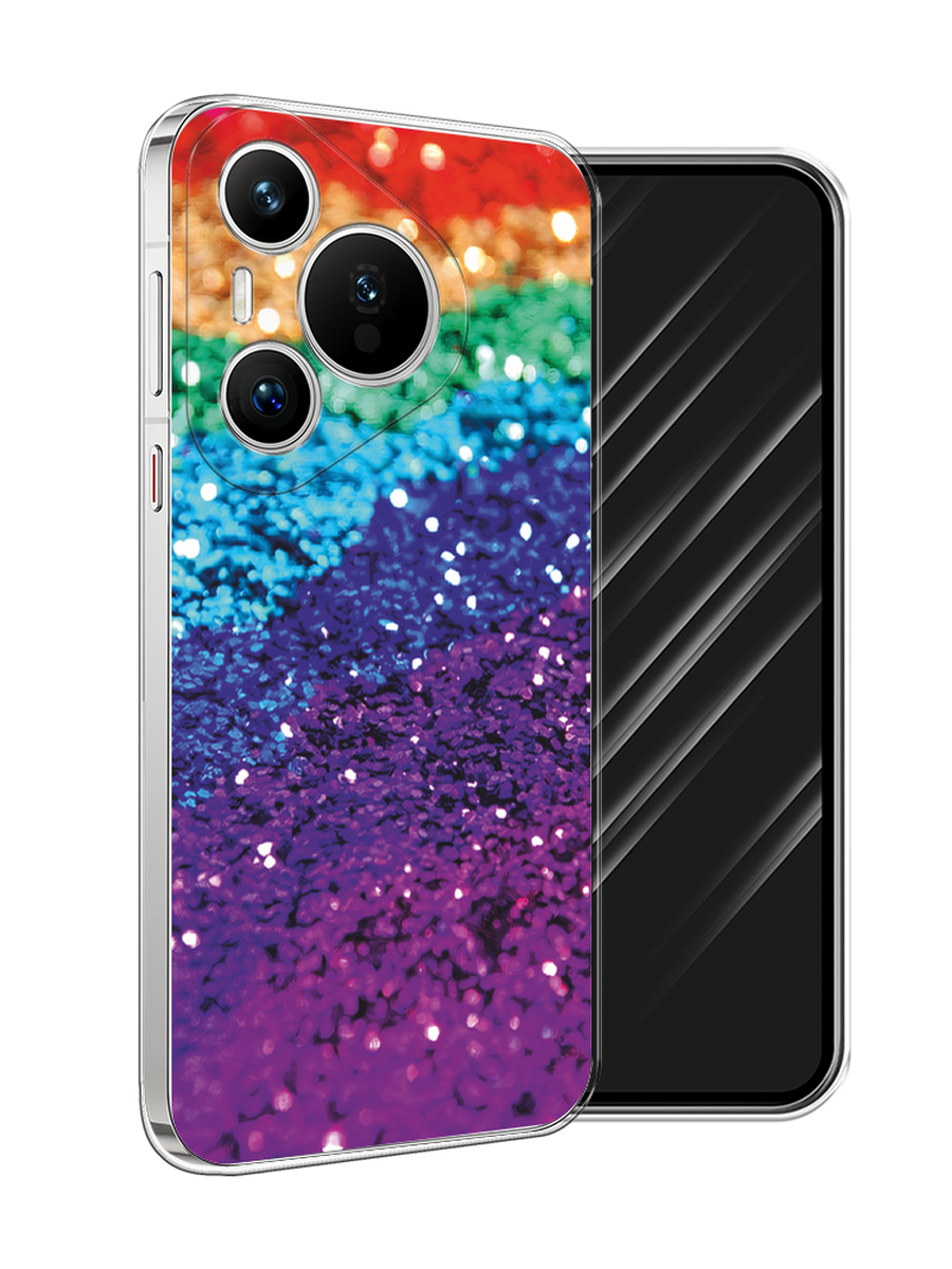 

Чехол Awog на Huawei Pura 70 "Блестящая радуга рисунок", Разноцветный, 6124050-1