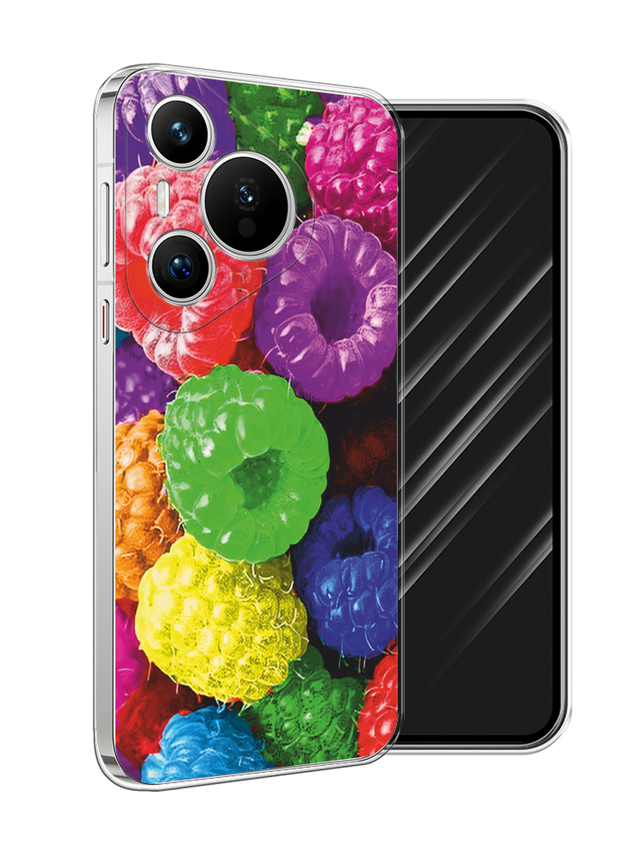 

Чехол Awog на Huawei Pura 70 "Разноцветная малина", Разноцветный, 6124050-1