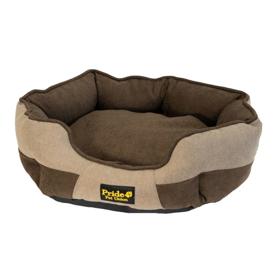 

Лежанка для кошек и собак PRIDE полиэстер 47x50x18см коричневый