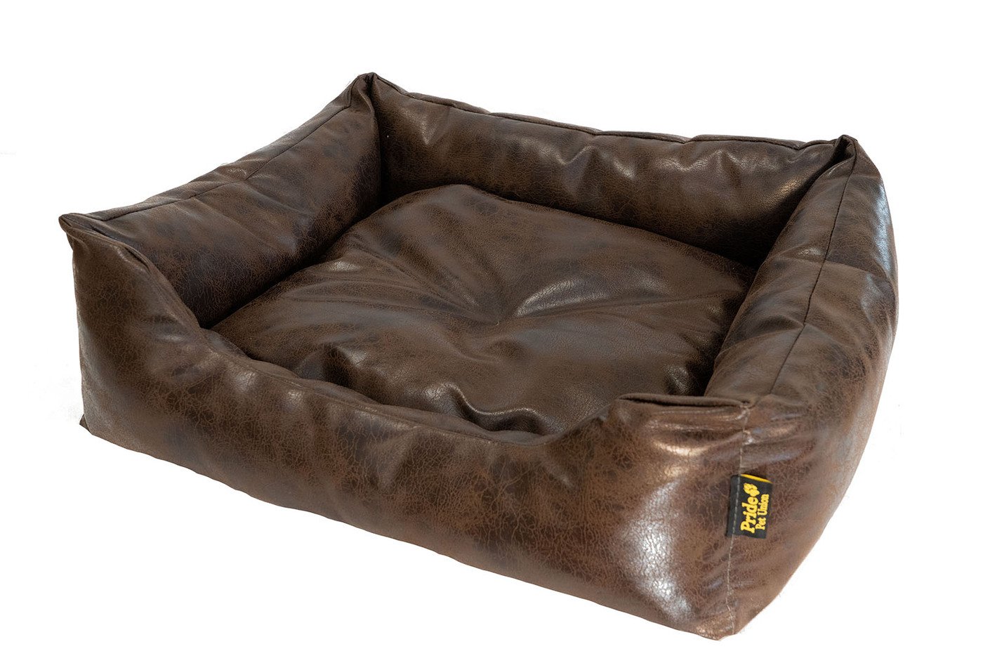 

Лежанка для собак PRIDE искусственная кожа 50x60x18см коричневый