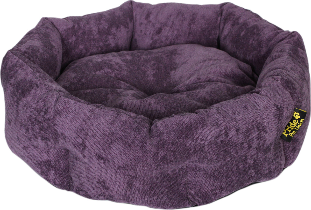 

Лежанка для кошек и собак PRIDE полиэстер 45x45x12см розовый