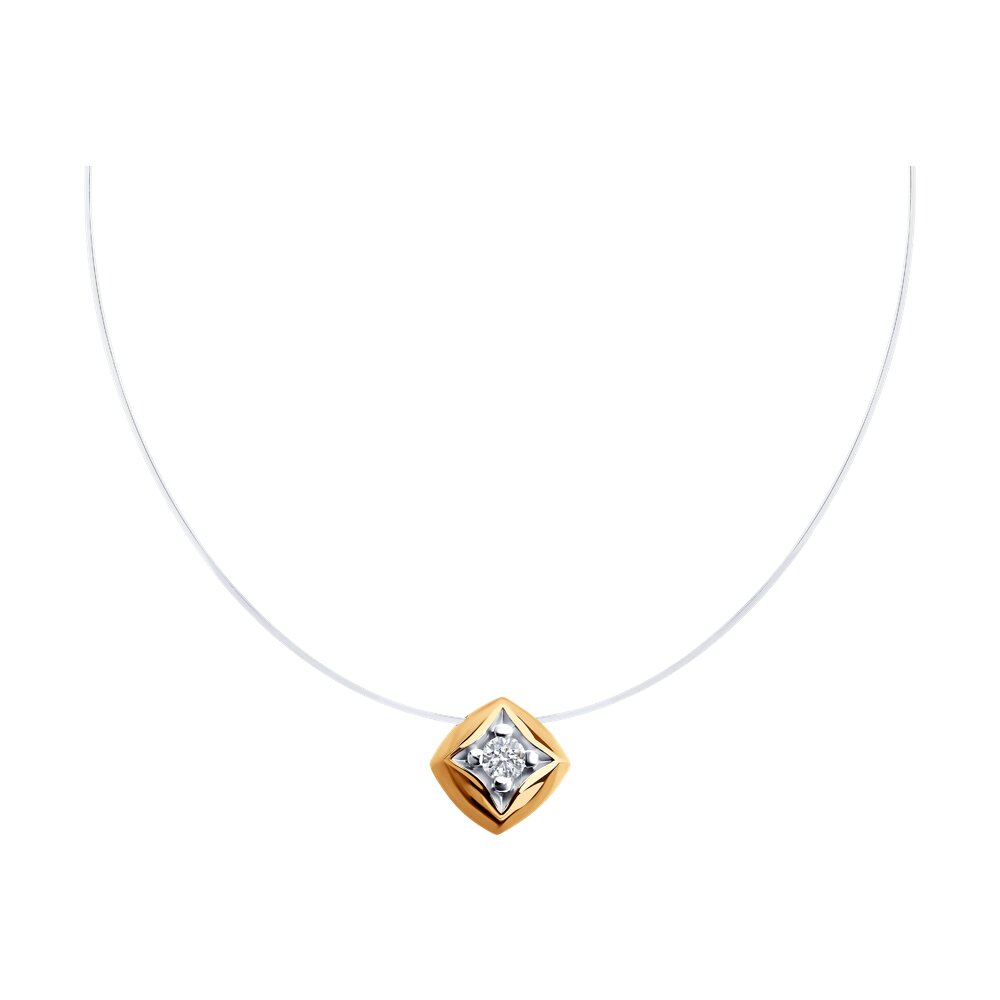 

Колье из серебра 50 см Diamant 93-170-02183-1, фианит, 93-170-02183-1