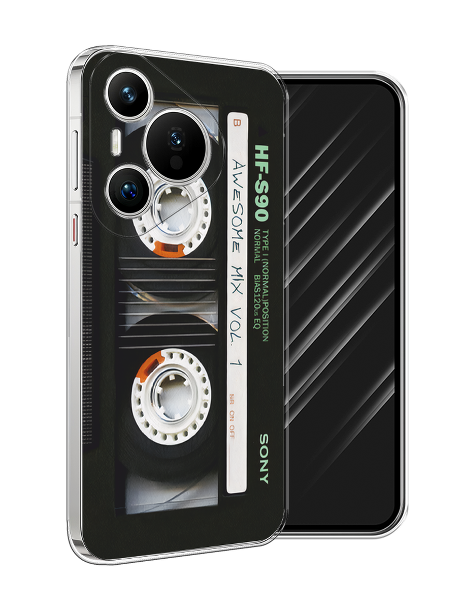 

Чехол Awog на Huawei Pura 70 "Кассета", Черный, 6124050-1