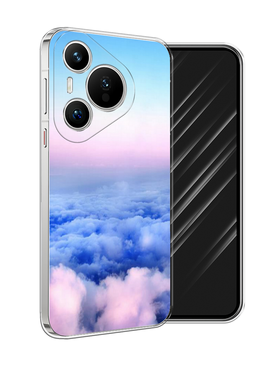 

Чехол Awog на Huawei Pura 70 "Облака", Голубой;розовый;бирюзовый, 6124050-1