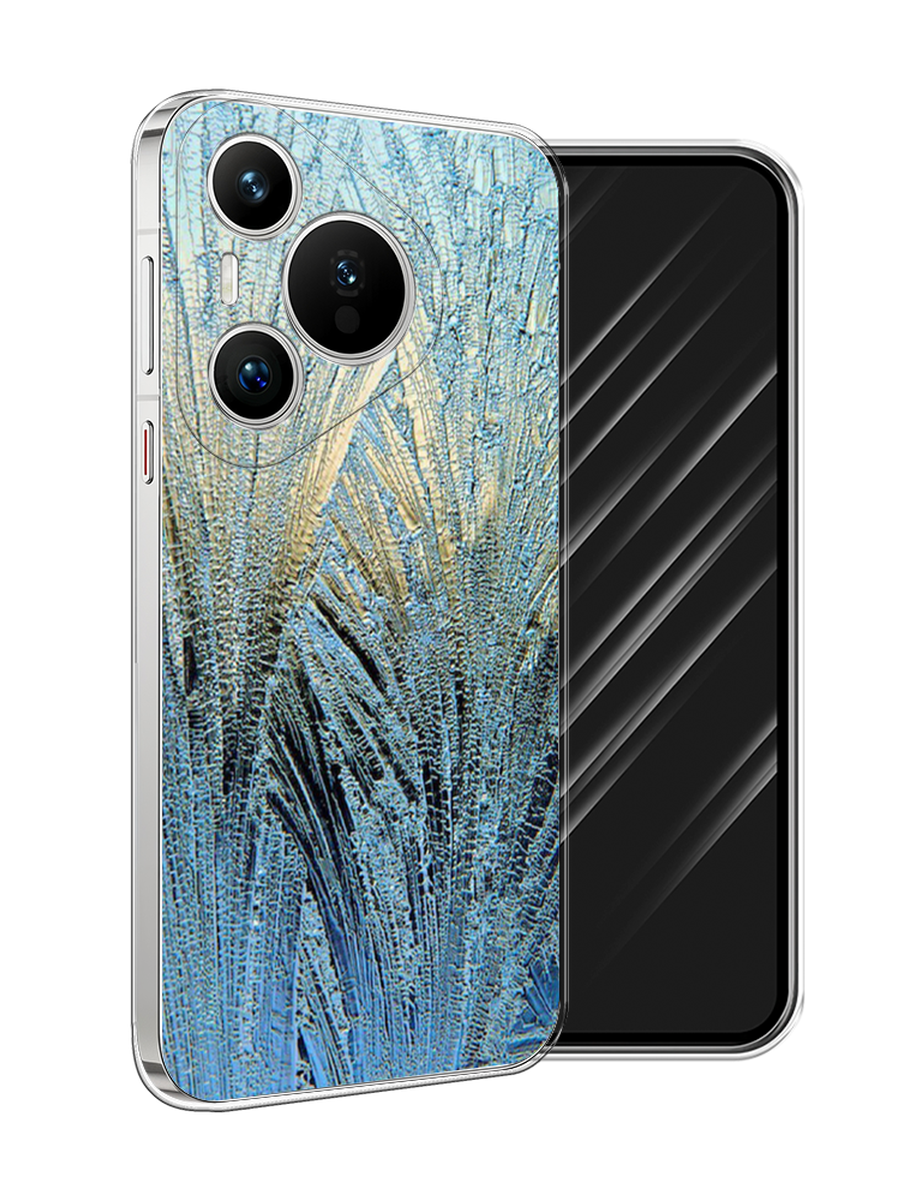 

Чехол Awog на Huawei Pura 70 "Лёд", Голубой, 6124050-1