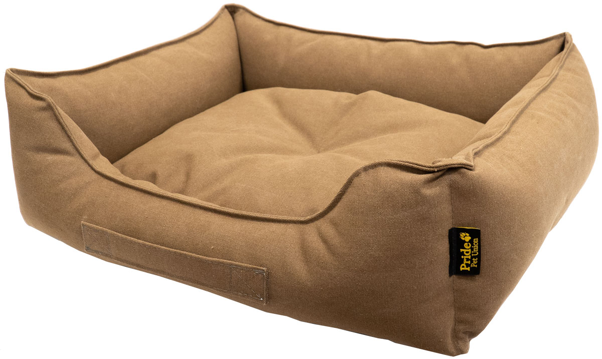 

Лежанка для кошек и собак PRIDE хлопок, полиэстер 80x90x25см коричневый