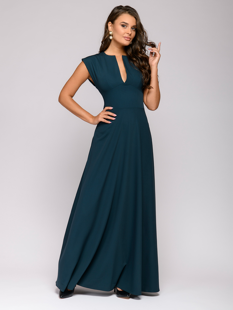 фото Платье женское 1001dress 0122001-00697 зеленое 40 ru