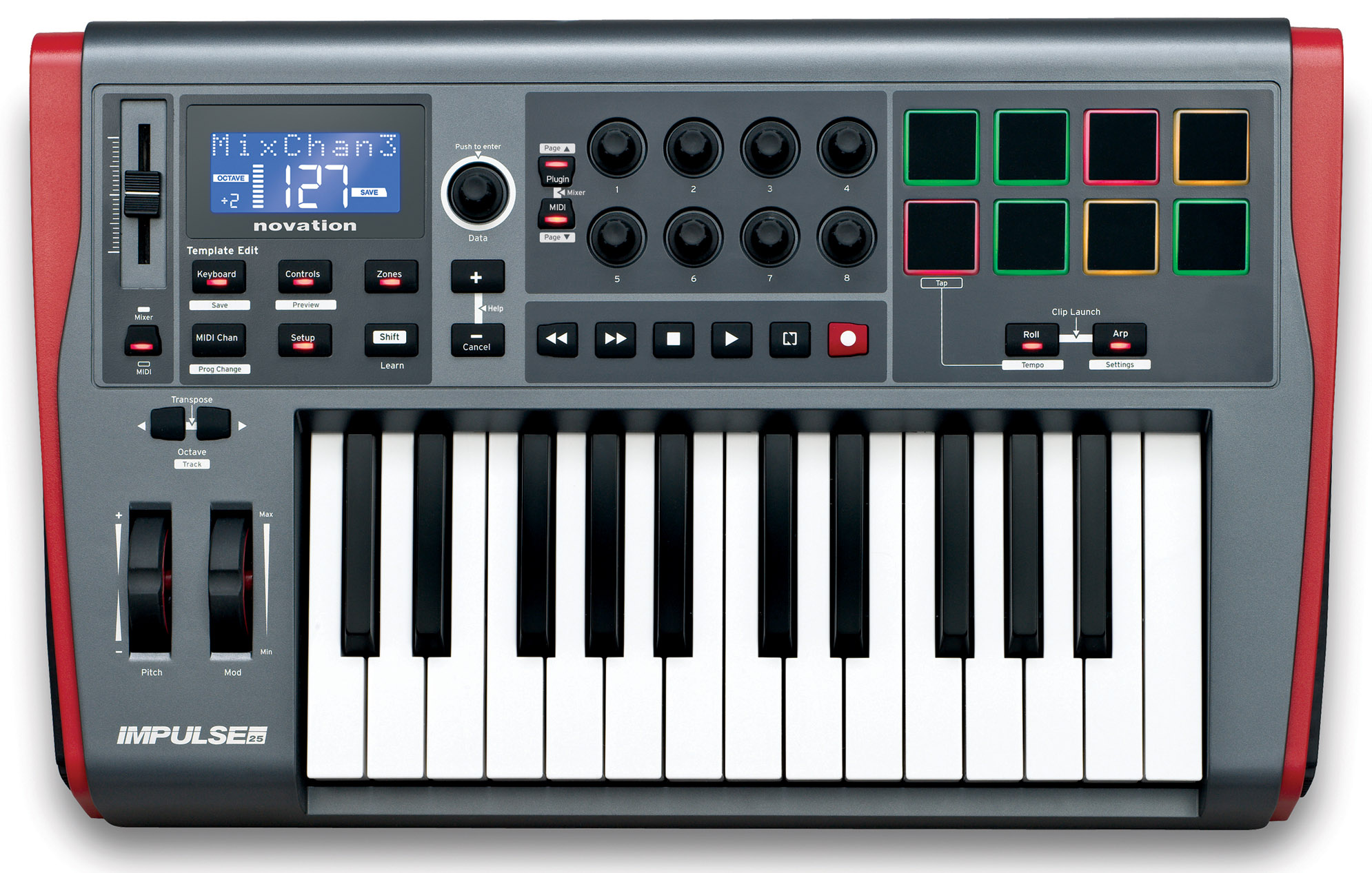 MIDI-КЛАВИАТУРА NOVATION IMPULSE 25