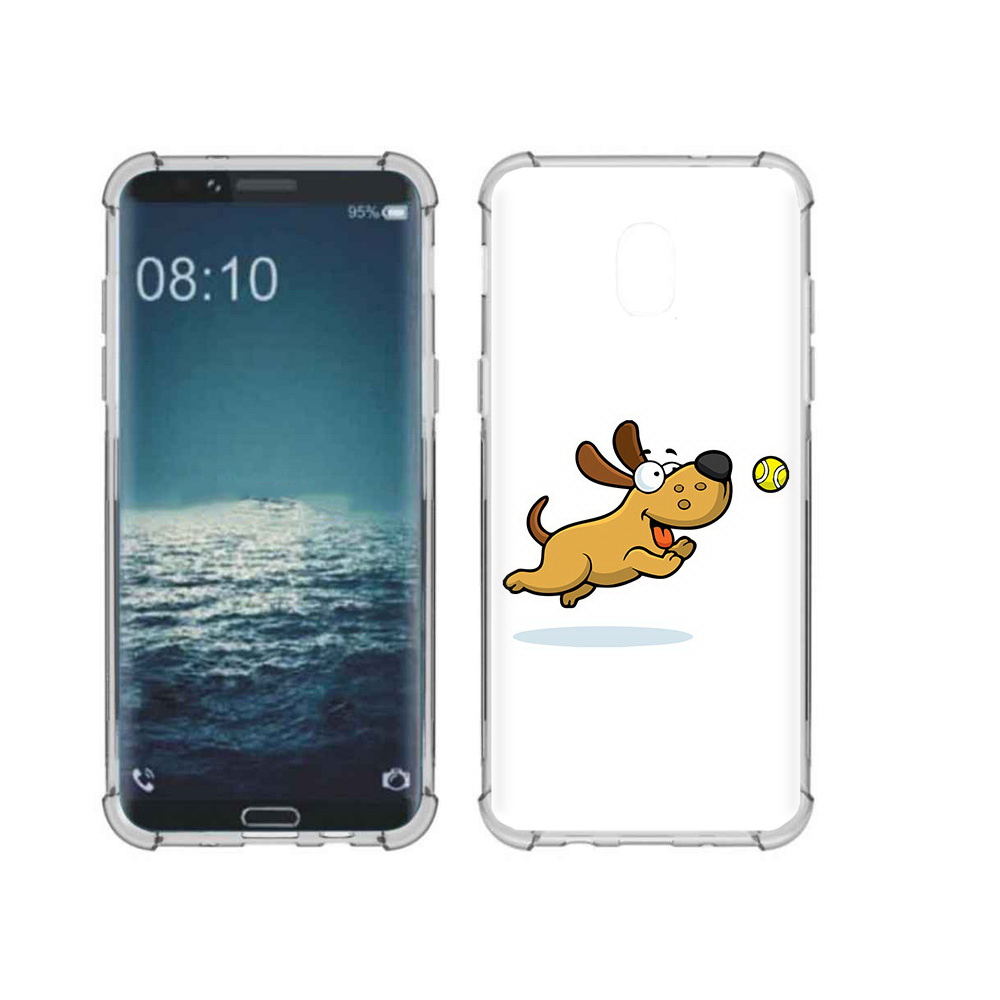 

Чехол MyPads Tocco для Samsung Galaxy J3 пёсик (PT226926.574.563), Прозрачный, Tocco