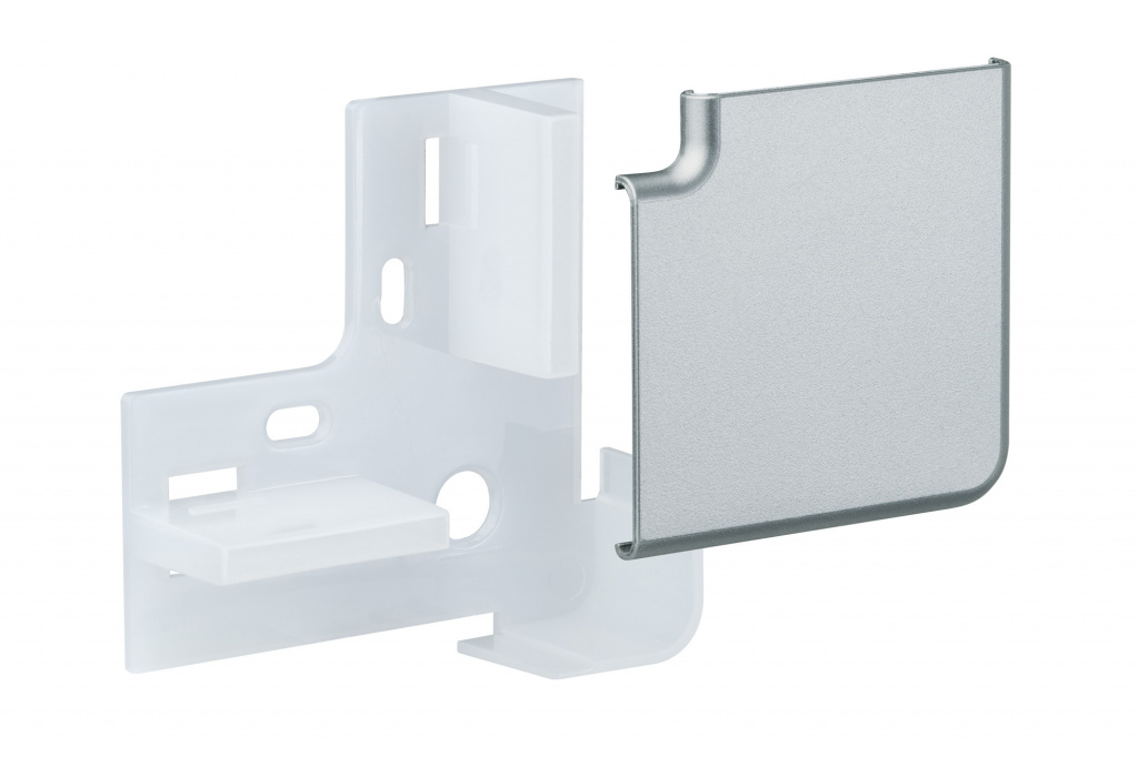 

Угловая накладка Paulmann Duo Profil 90° набор 2шт Пластмасса Алюминий матовый 70453, Серый