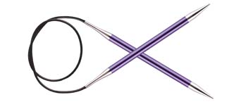 

Спицы круговые "Zing", 7 мм, длина 80 см, Фиолетовый, Zing