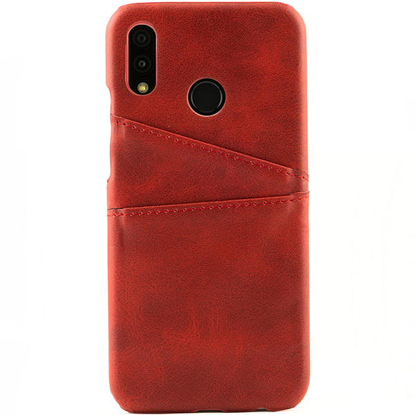 

Чехол кожаный для Huawei P20 Lite Чехольчикофф Leather Красный, кожаный для Huawei P20 Lite Leather Красный