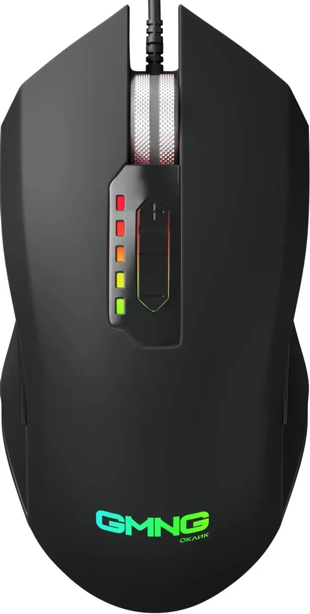 Мышь GMNG 970GM, игровая, оптическая, проводная, USB, черный 1533177