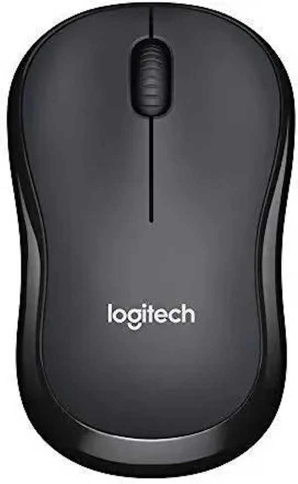 Мышь Logitech B175, оптическая, беспроводная, черный и серый 910-002635