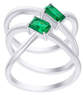 

Кольцо женское Джей Ви ML12357A р.17.5, ML12357A