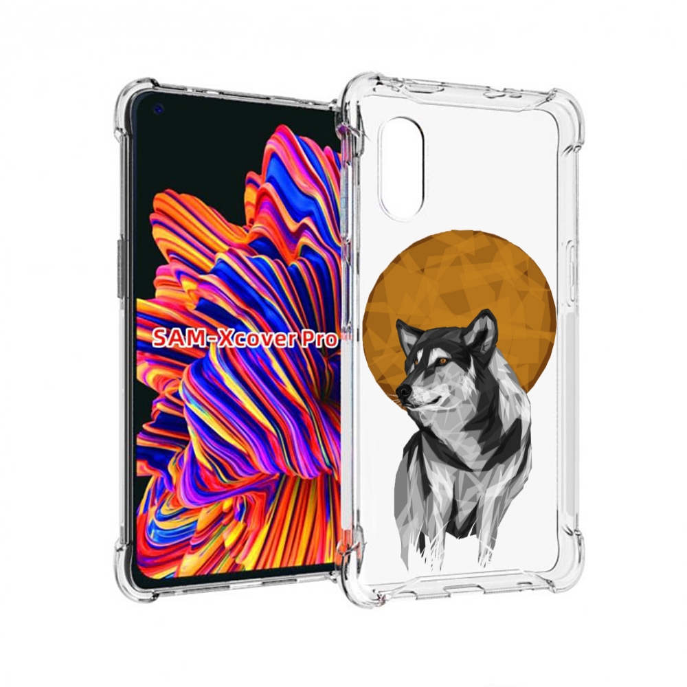 

Чехол MyPads Лунный волк для Samsung Galaxy Xcover Pro 1, Прозрачный, Tocco