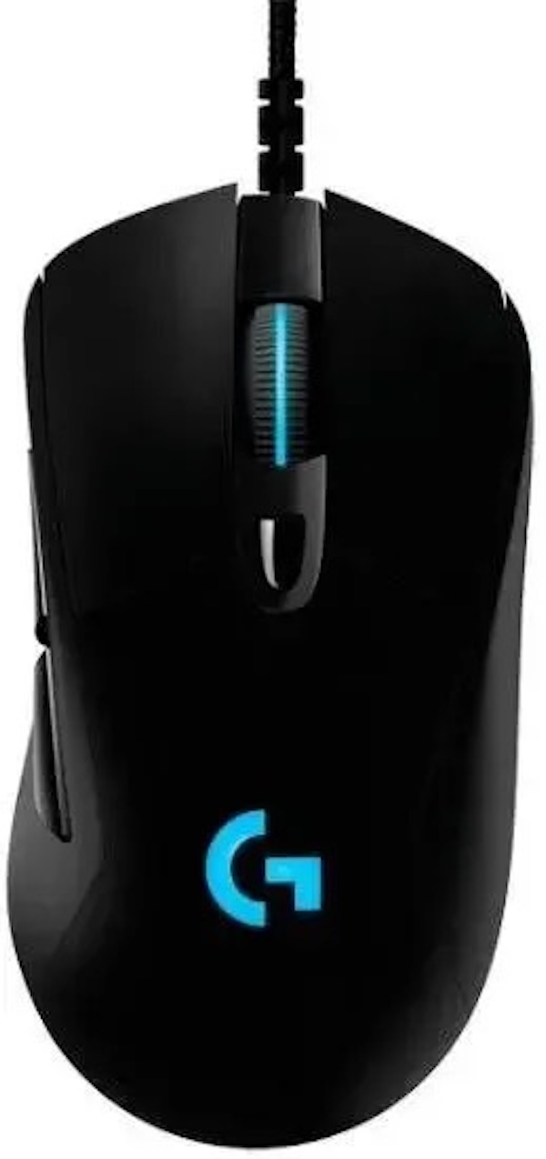 Мышь Logitech G403 HERO, игровая, оптическая, проводная, USB, черный 910-005636