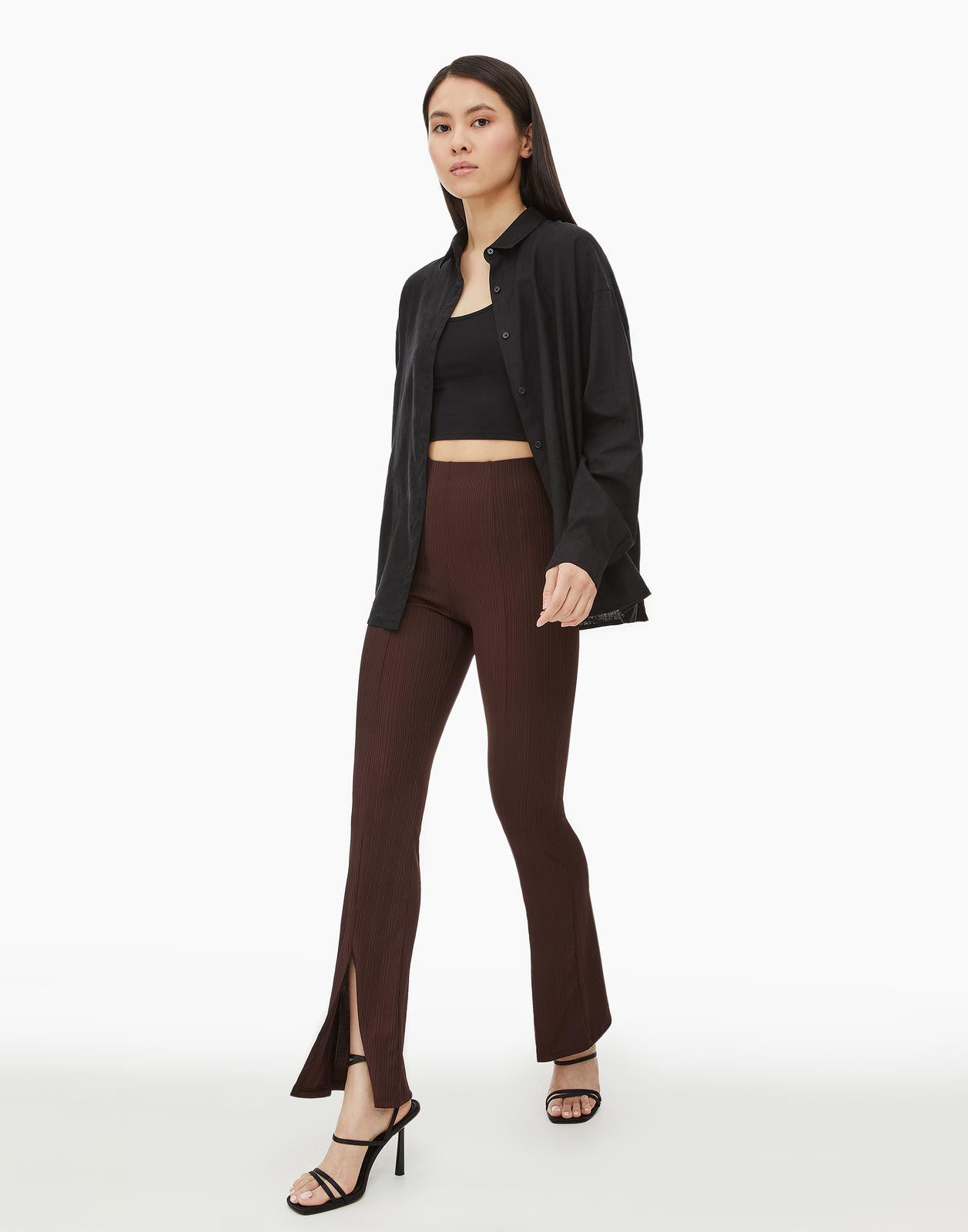 

Рубашка женская Gloria Jeans GWT002974 черная XL, Черный, GWT002974