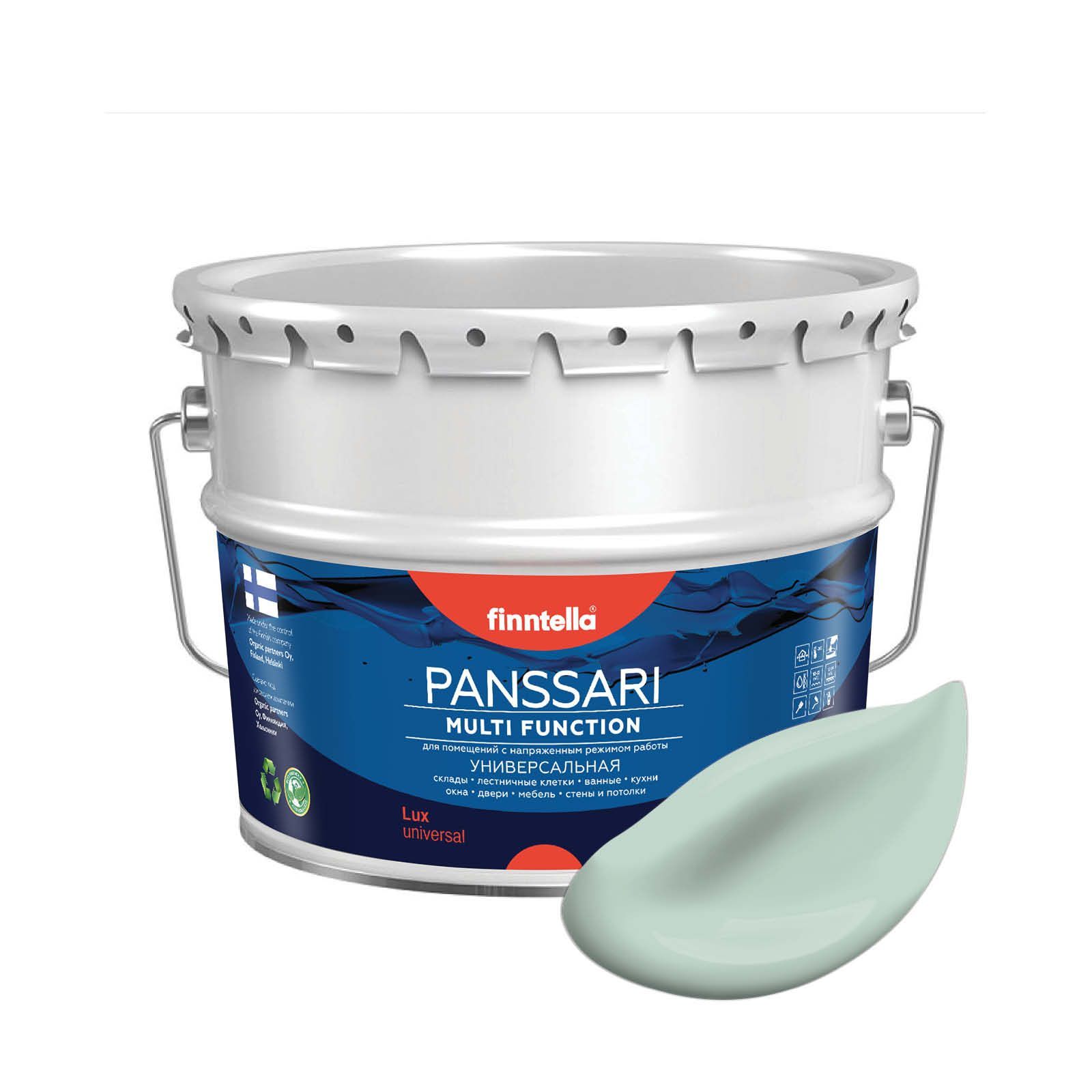 

Краска PANSSARI, PAISTAA бледно-бирюзовый, 9л, Голубой, PANSSARI. Грунт-эмаль для всех типов поверхностей. Защитная. Эмаль универсальная. Быстросохнущая.