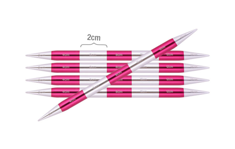 

Спицы чулочные "SmartStix", 2,25 мм, 14 см, 5 штук, Розовый, SmartStix