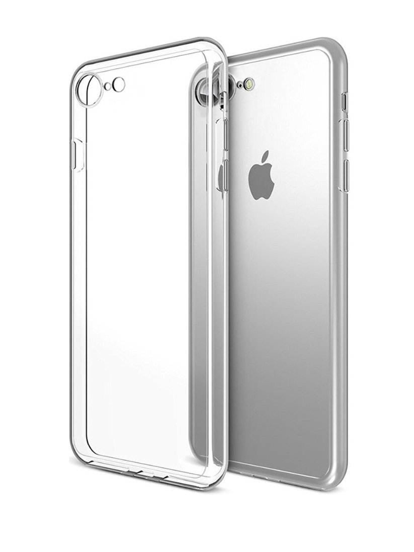 

Чехол накладка для Apple iPhone SE (2020)/7/8 4.7", плотный силикон, прозрачный, Silicone case