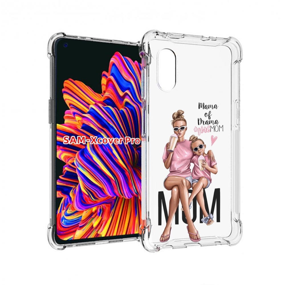 

Чехол MyPads Мама-мечты женский для Samsung Galaxy Xcover Pro 1, Прозрачный, Tocco