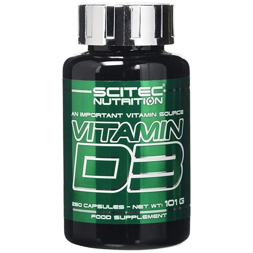 Витамин D3 Scitec Nutrition Vitamin D3 500 МЕ 250 капсул