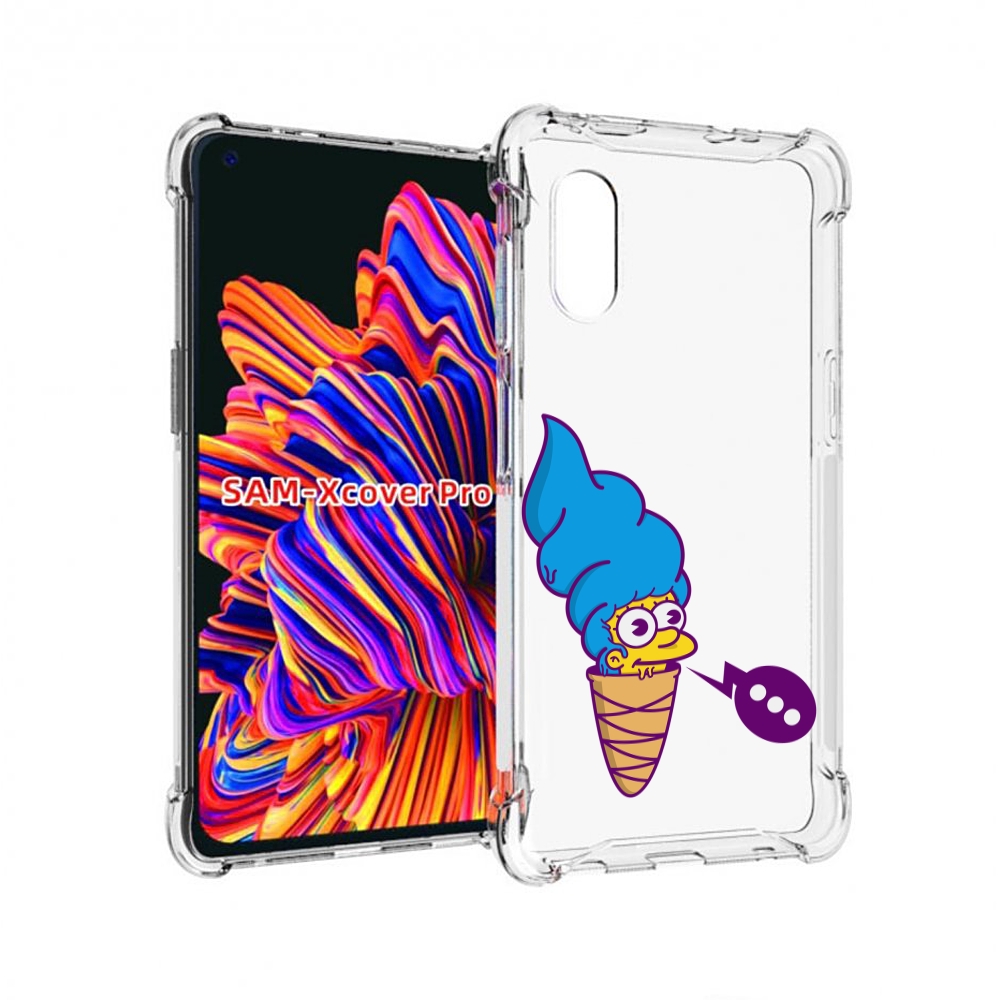 

Чехол MyPads Мардж-рожок для Samsung Galaxy Xcover Pro 1, Прозрачный, Tocco