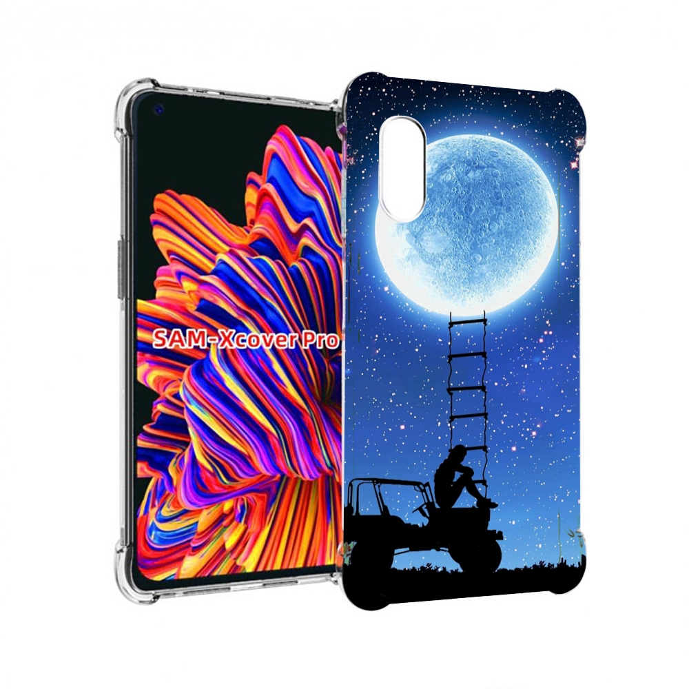 

Чехол MyPads Машина-на-лун для Samsung Galaxy Xcover Pro 1, Прозрачный, Tocco
