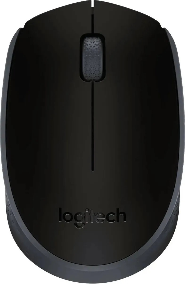 Мышь Logitech M171, оптическая, беспроводная, USB, черный и серый 910-004643