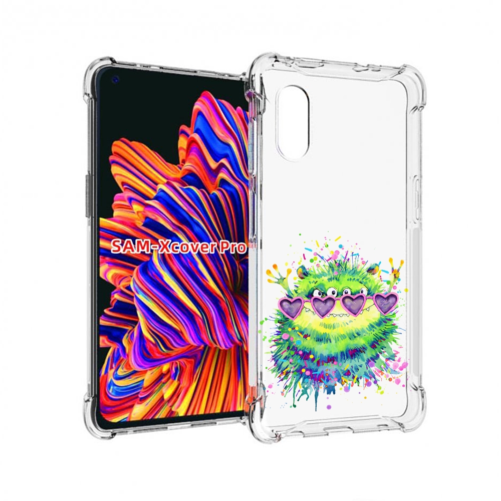 

Чехол MyPads Пушистый персонаж для Samsung Galaxy Xcover Pro 1, Прозрачный, Tocco