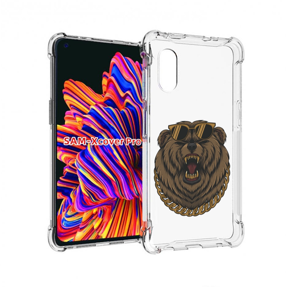 

Чехол MyPads Медведь-в-очках-2 для Samsung Galaxy Xcover Pro 1, Прозрачный, Tocco