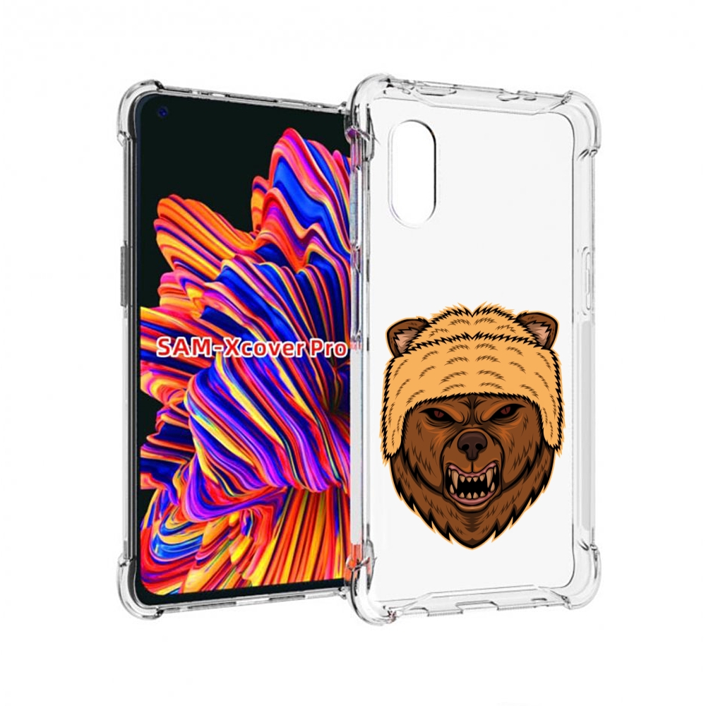 

Чехол MyPads Медведь-в-шапке для Samsung Galaxy Xcover Pro 1, Прозрачный, Tocco