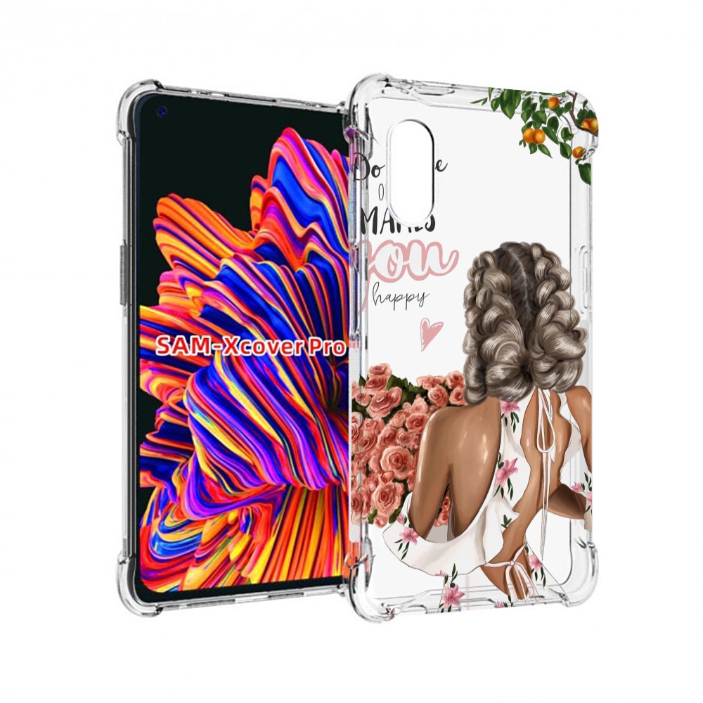

Чехол MyPads Мелочи-делают-тебя-счастливой для Samsung Galaxy Xcover Pro 1, Прозрачный, Tocco