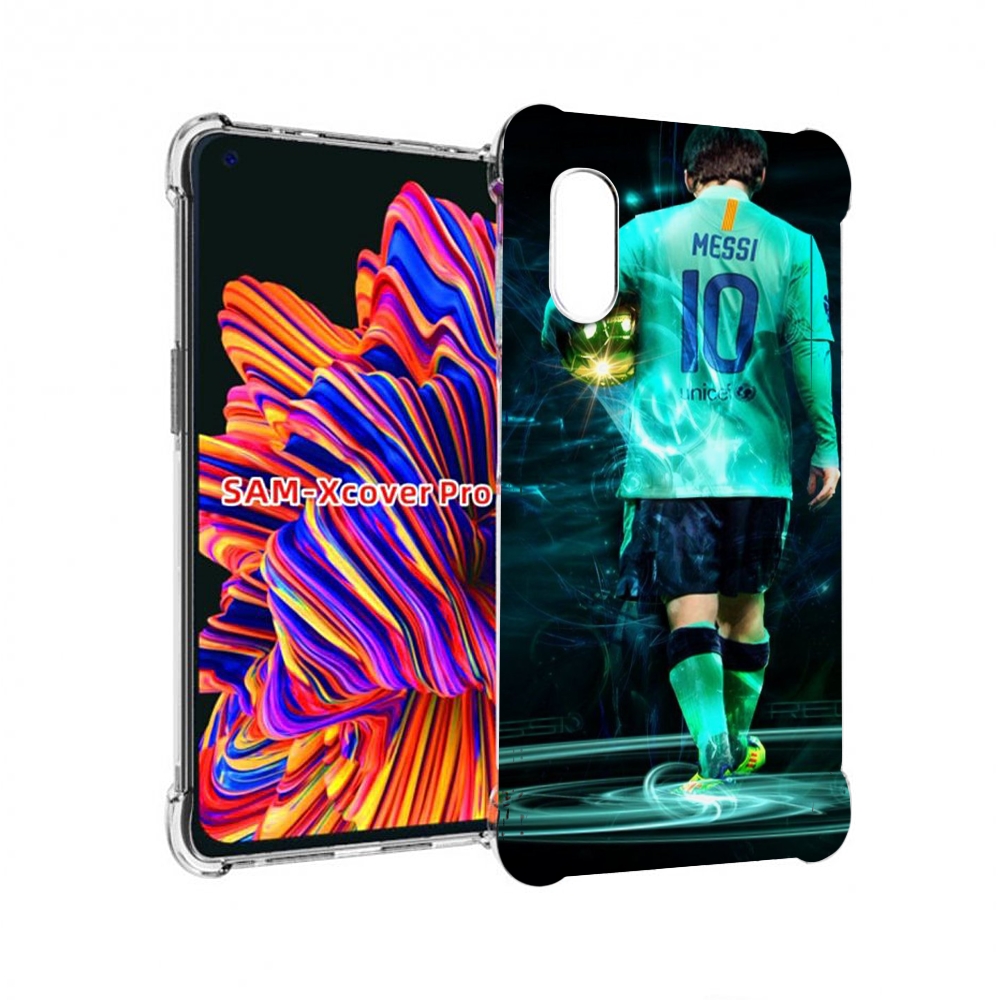 

Чехол MyPads Месси мужской для Samsung Galaxy Xcover Pro 1, Прозрачный, Tocco