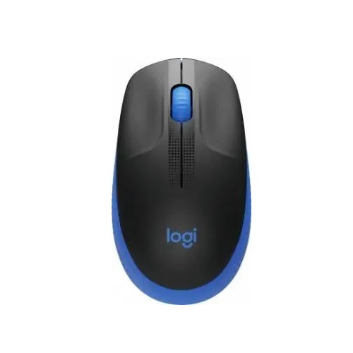 Беспроводная мышь Logitech M190 черный, синий (910-005914)