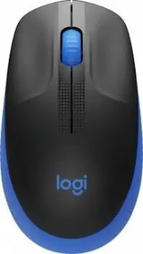 Мышь Logitech M190, оптическая, беспроводная, USB, черный и синий 910-005914