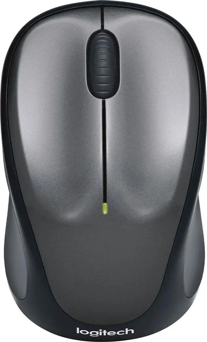 Мышь Logitech M235, оптическая, беспроводная, USB, серый и черный 910-002692