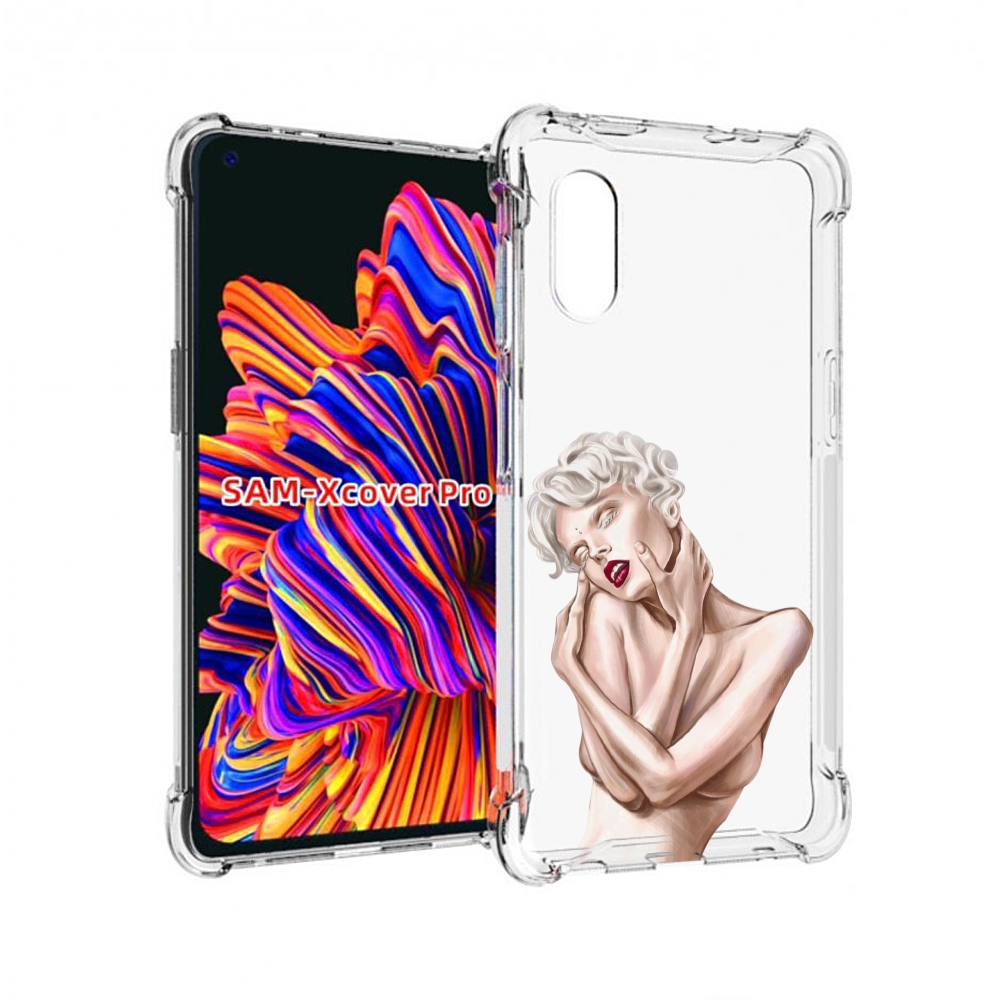 

Чехол MyPads Мигера женский для Samsung Galaxy Xcover Pro 1, Прозрачный, Tocco