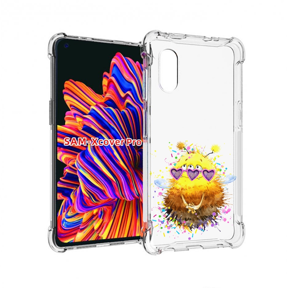 

Чехол MyPads Пушитый шмель для Samsung Galaxy Xcover Pro 1, Прозрачный, Tocco