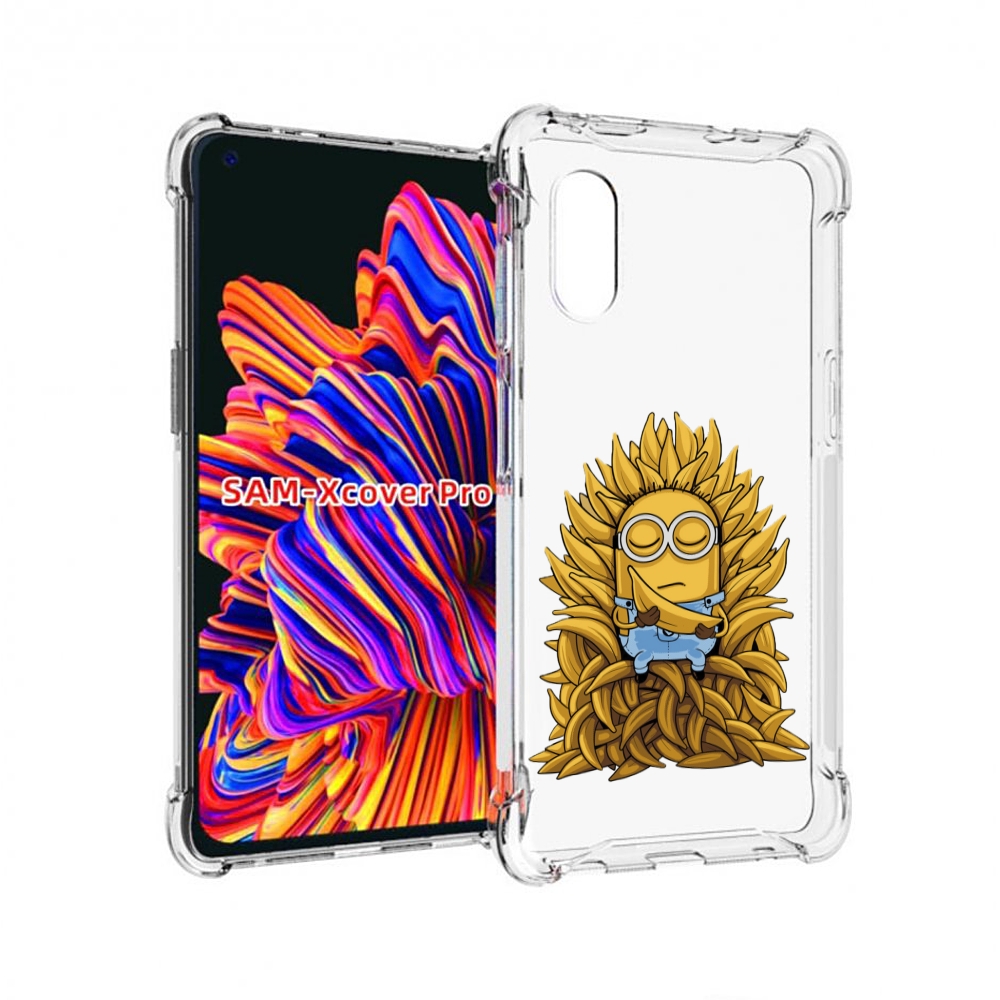 

Чехол MyPads Миньон с бананами для Samsung Galaxy Xcover Pro 1, Прозрачный, Tocco