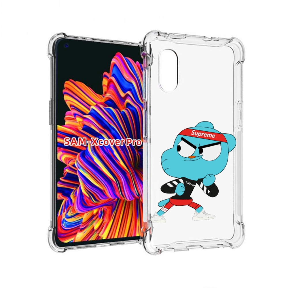 

Чехол MyPads Модный-Гамбол для Samsung Galaxy Xcover Pro 1, Прозрачный, Tocco