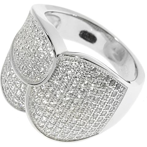 

Кольцо женское с фианитами из серебра Джей Ви SL60114A1_001, SL60114A1_001